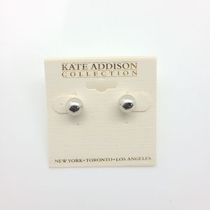 Silver Pearl Kate Addison Collection Earrings